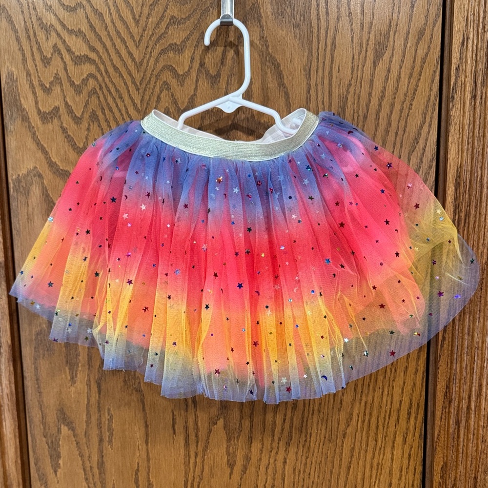 Simplicity Multicolor Starry Tulle Skirt Girl Kid